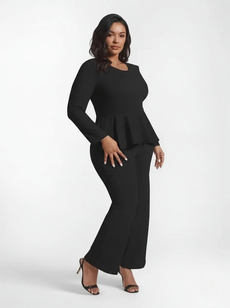 Conjunto dama casual calza y blusa ML