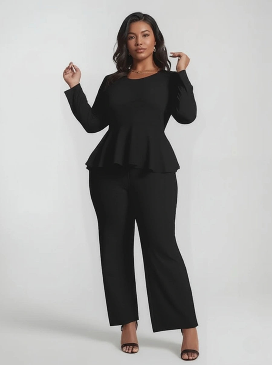 Conjunto dama casual calza y blusa ML