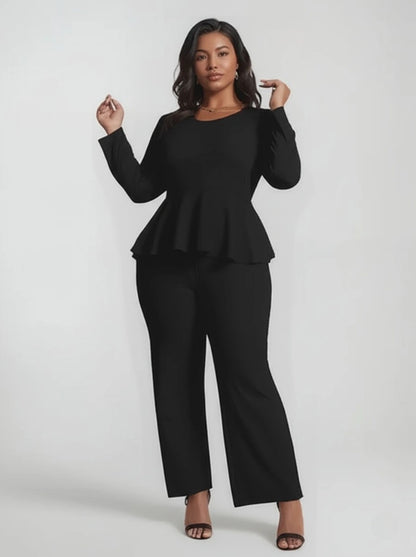 Conjunto dama casual calza y blusa ML