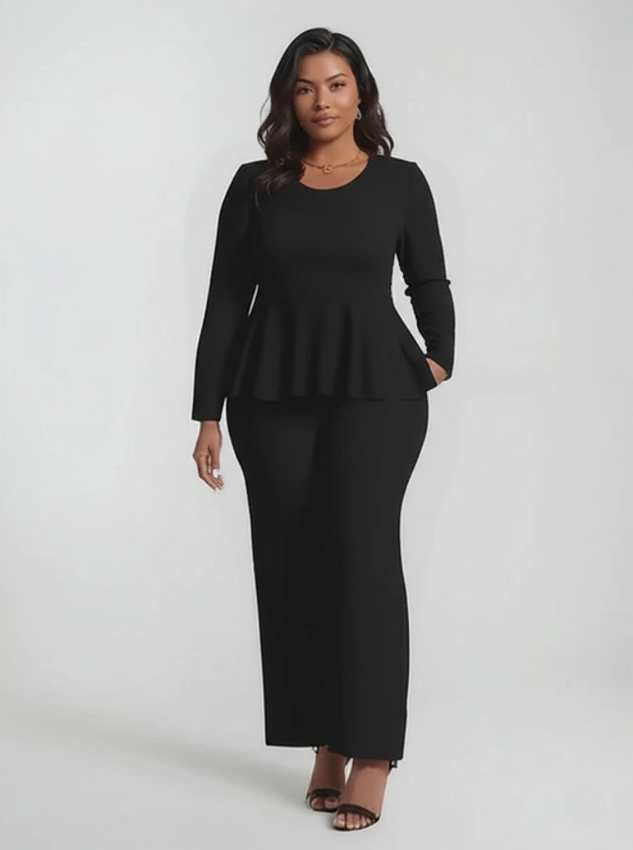 Conjunto dama casual calza y blusa ML