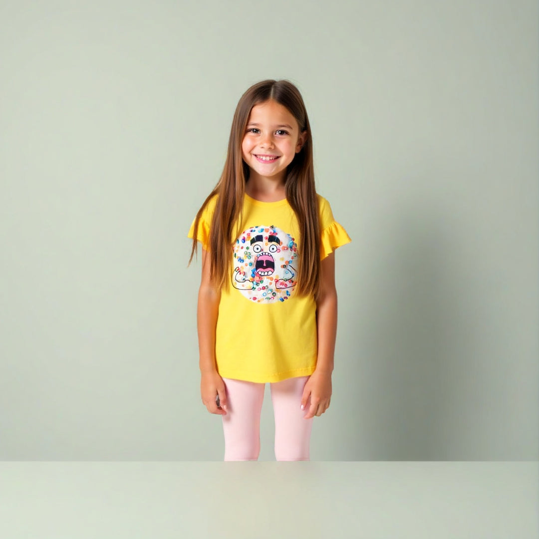 Conjunto niña Calza leggins y blusa  
