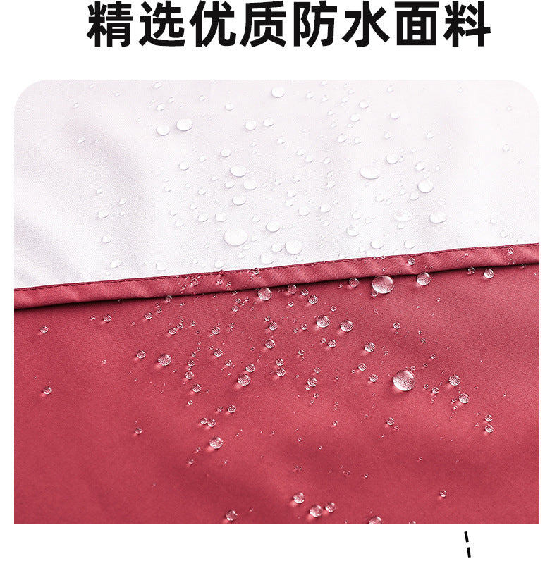 Delantal Impermeable Con Mangas Diseño Japonés Para Mujer