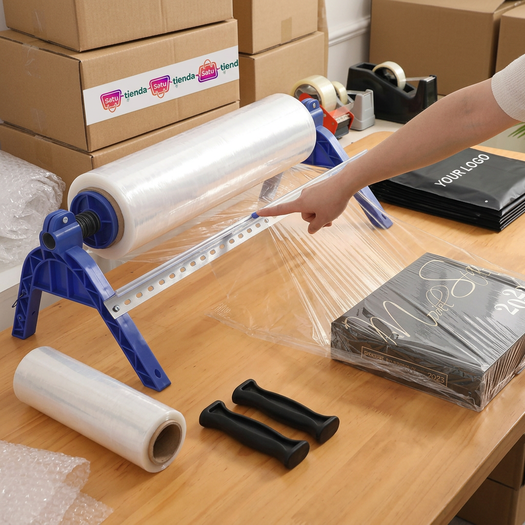 Dispensador de Film Estirable Manual | Máquina de Embalaje