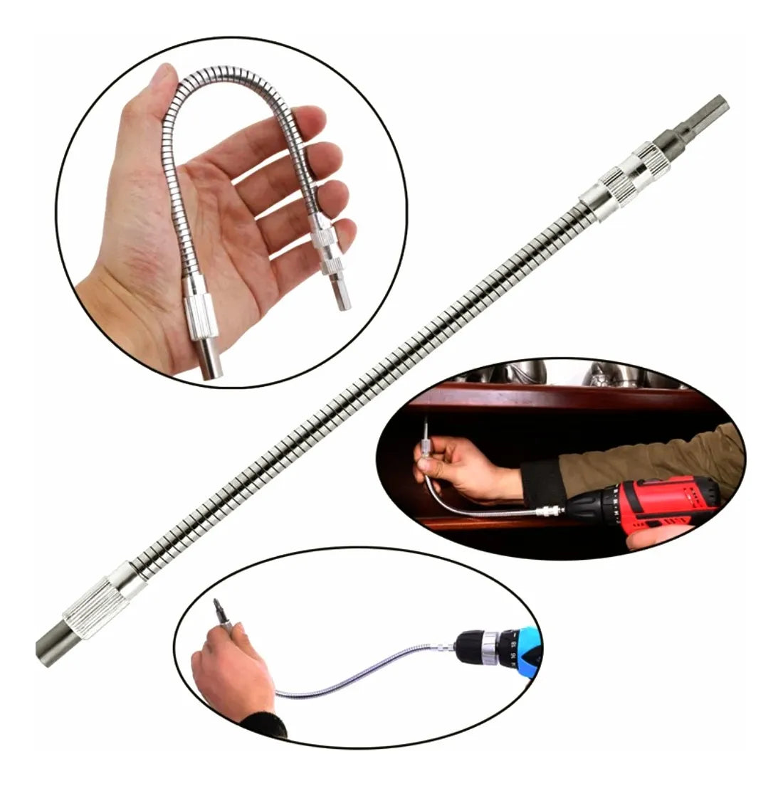 Extensión Flexible para Taladro