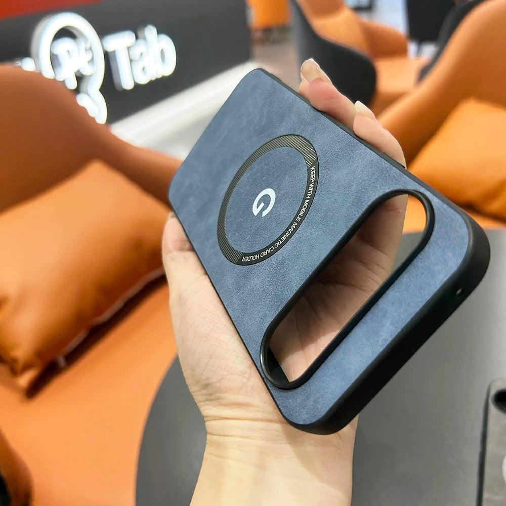 Funda Google Pixel 9 Magsafe PU suave carga inalámbrica 