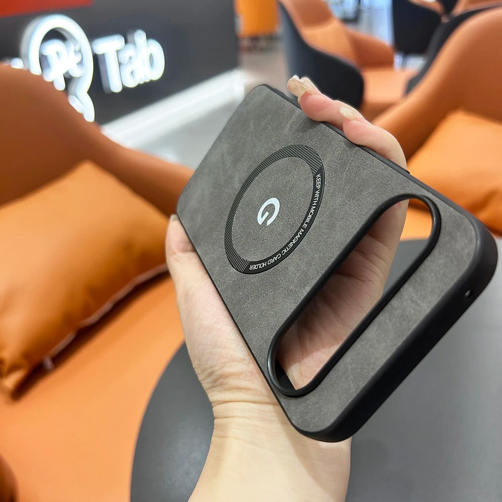 Funda Google Pixel 9 Magsafe PU suave carga inalámbrica 