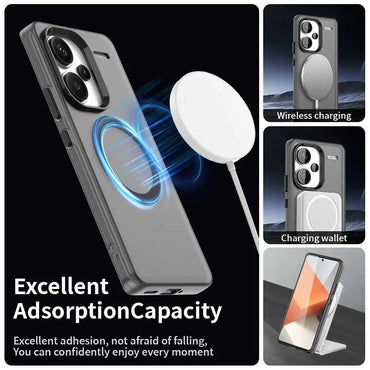 Funda Xiaomi 15 tpu Funda magnética de carga inalámbrica