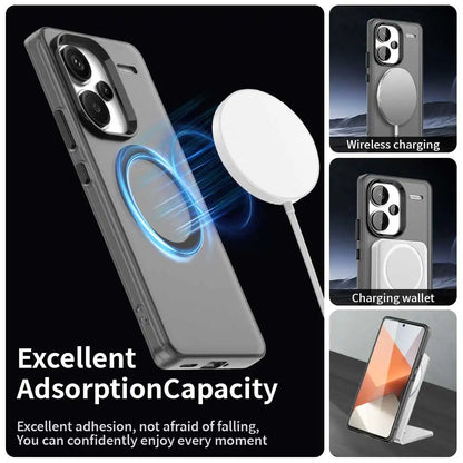 Funda Xiaomi 15 tpu Funda magnética de carga inalámbrica