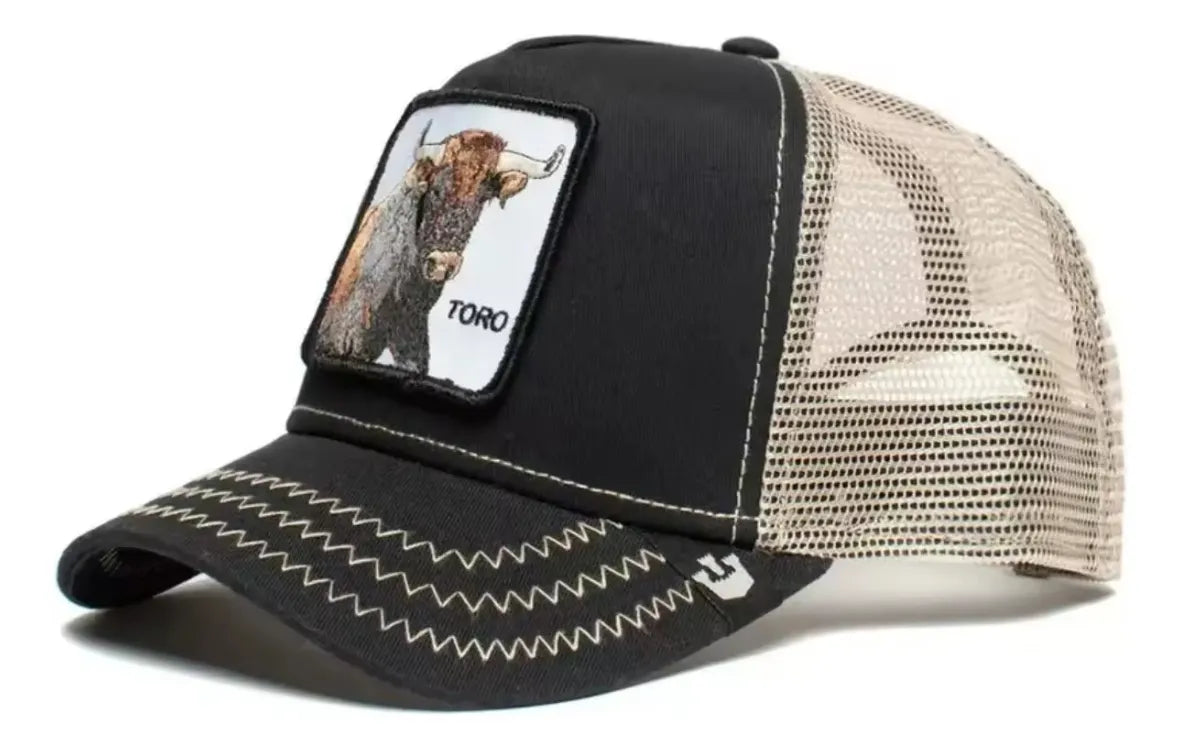 Gorra visera con parche animales