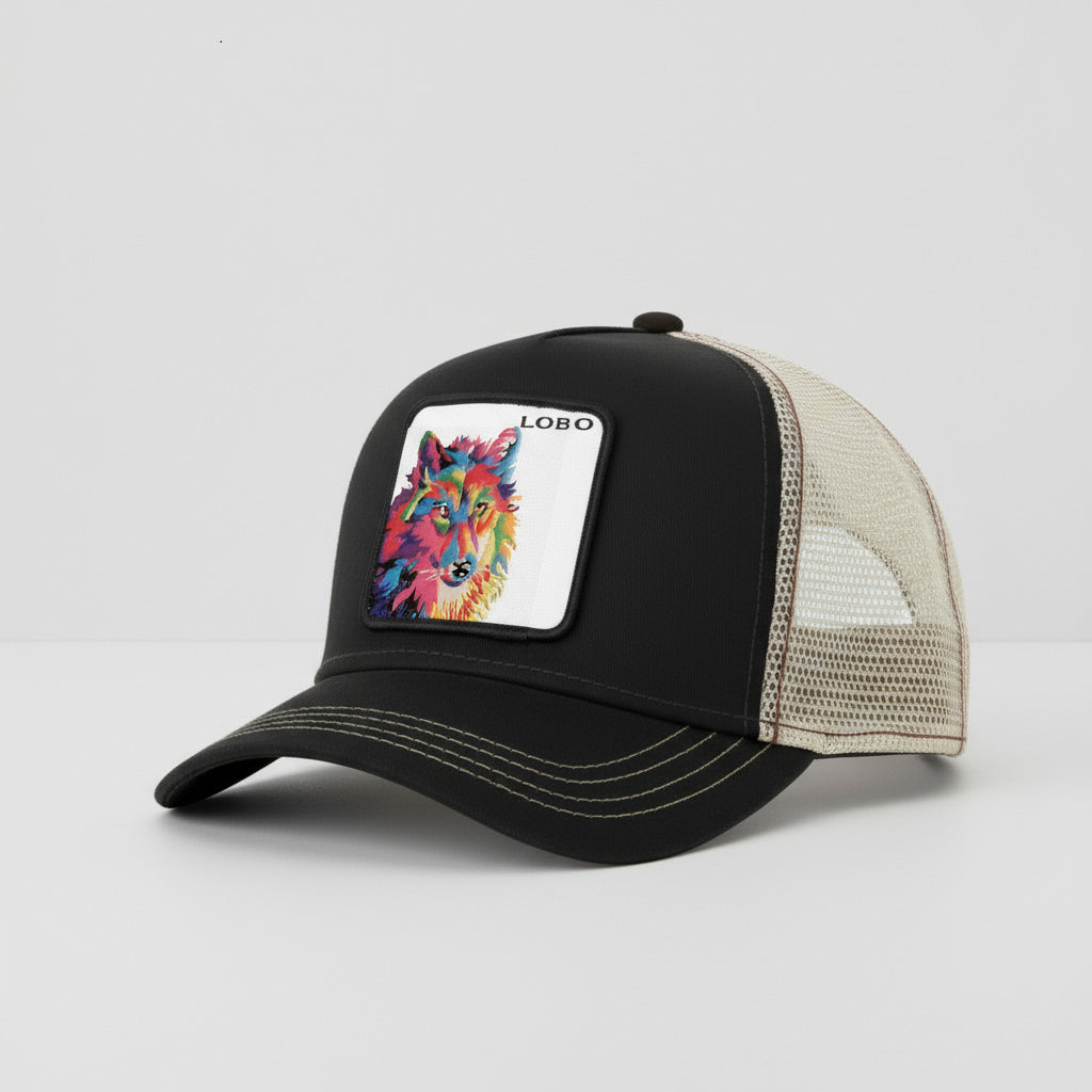 Gorra visera con parche animales