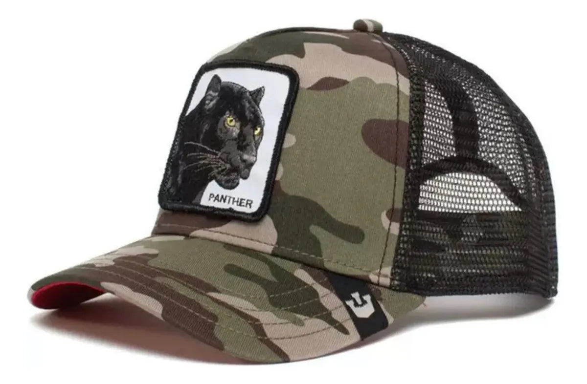 Gorra visera con parche animales