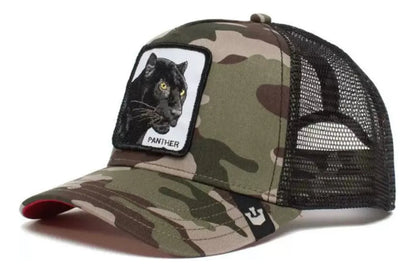 Gorra visera con parche animales