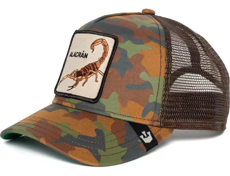 Gorra visera con parche animales