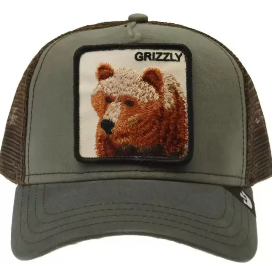 Gorra visera con parche animales