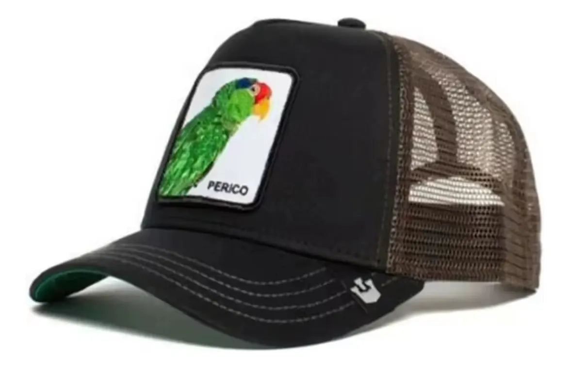 Gorra visera con parche animales