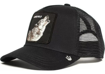 Gorra visera con parche animales