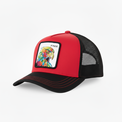 Gorra visera con parche animales