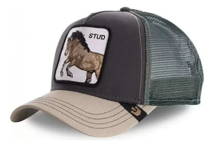 Gorra visera con parche animales
