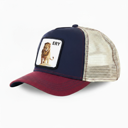 Gorra visera con parche animales