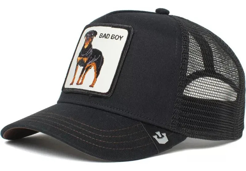 Gorra visera con parche animales