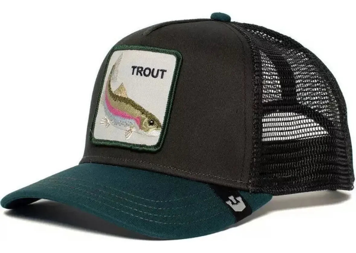 Gorra visera con parche animales - Aqua