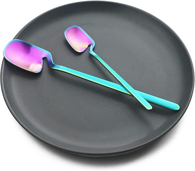 Juego de Cubiertos Tornasolado Cucharita+Cuchara+Tenedor+Cuchillo