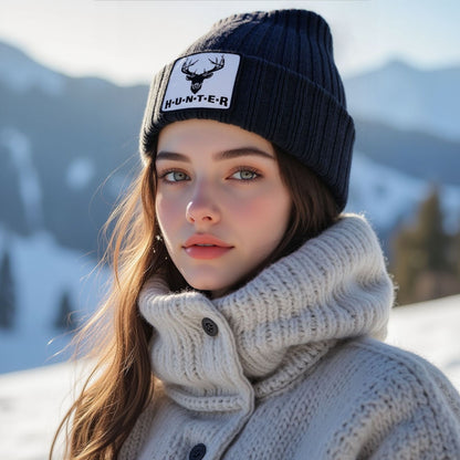 Gorro Beanie SM Tejido Con Parche Urbano