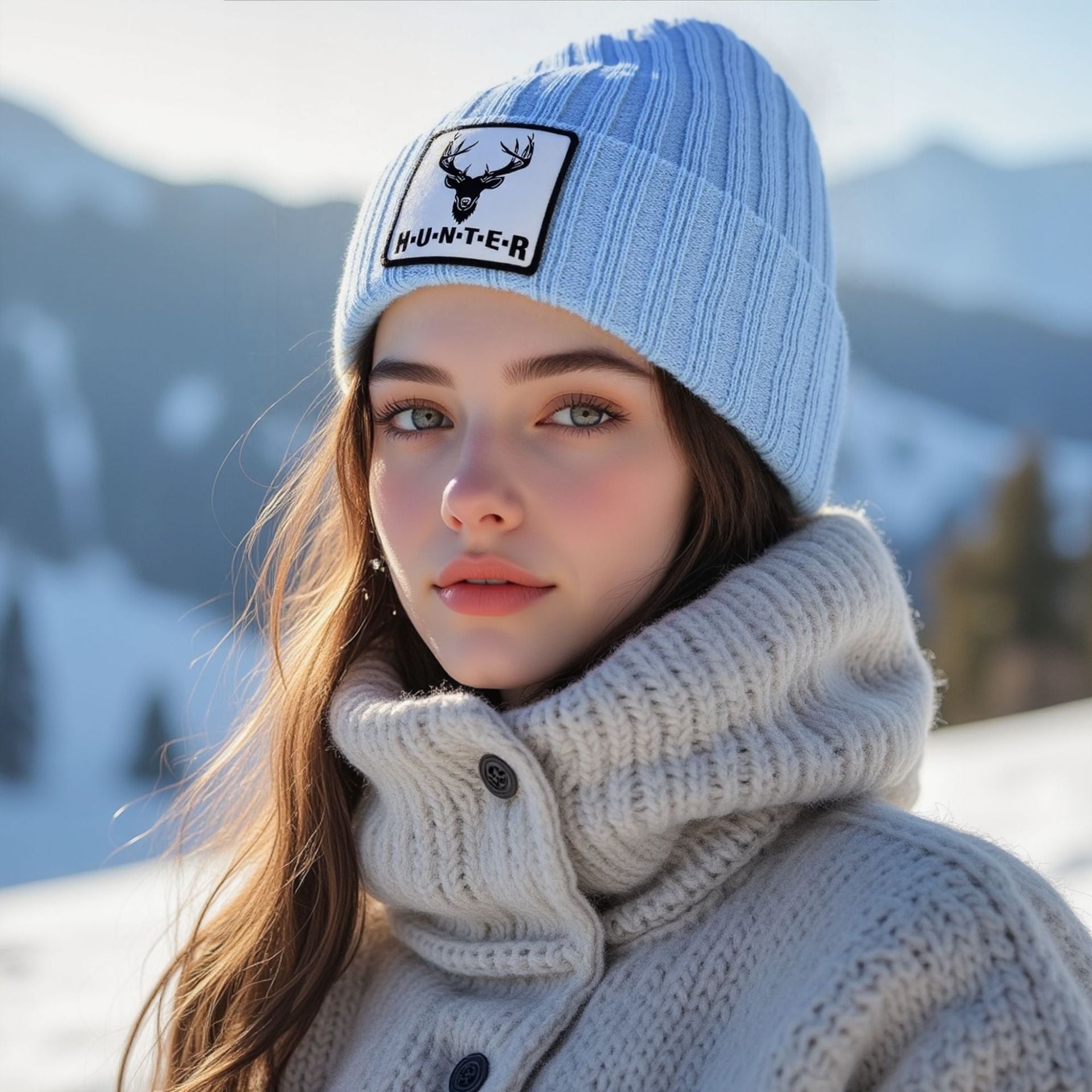Gorro Beanie SM Tejido Con Parche Urbano