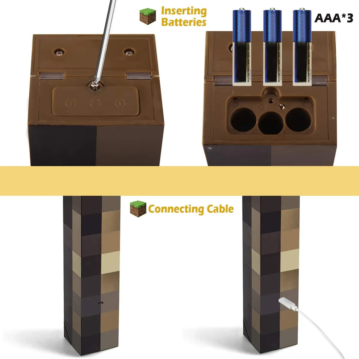 Linterna minecraft