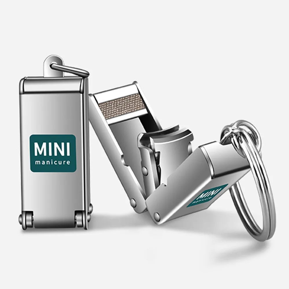 llavero Cortauñas metalico 