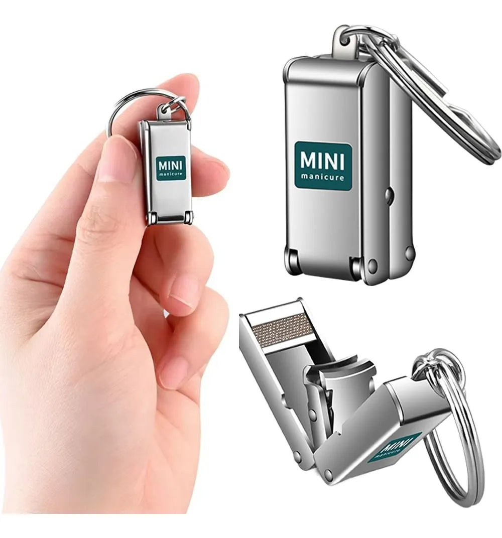 llavero Cortauñas metalico 