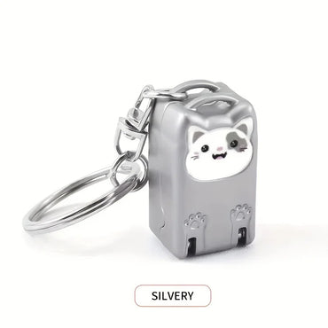llavero Cortauñas metalico con Gatito