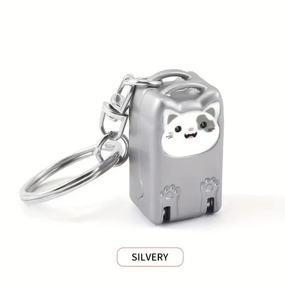 llavero Cortauñas metalico con Gatito