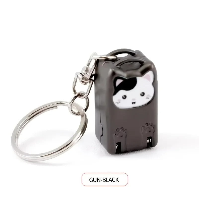 llavero Cortauñas metalico con Gatito