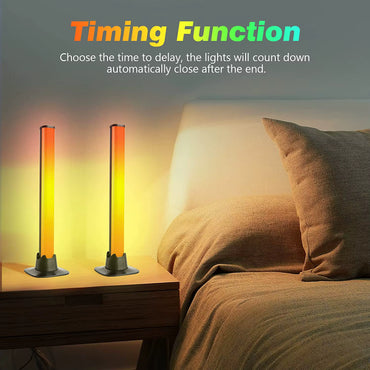 Luces RGB, luz de ritmo, luz de inducción creativa, sensor humano recargable