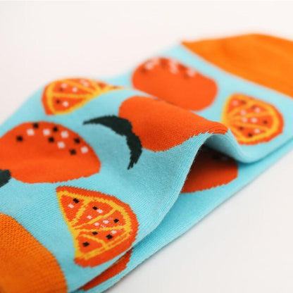 Media soquete varios diseños coloridos