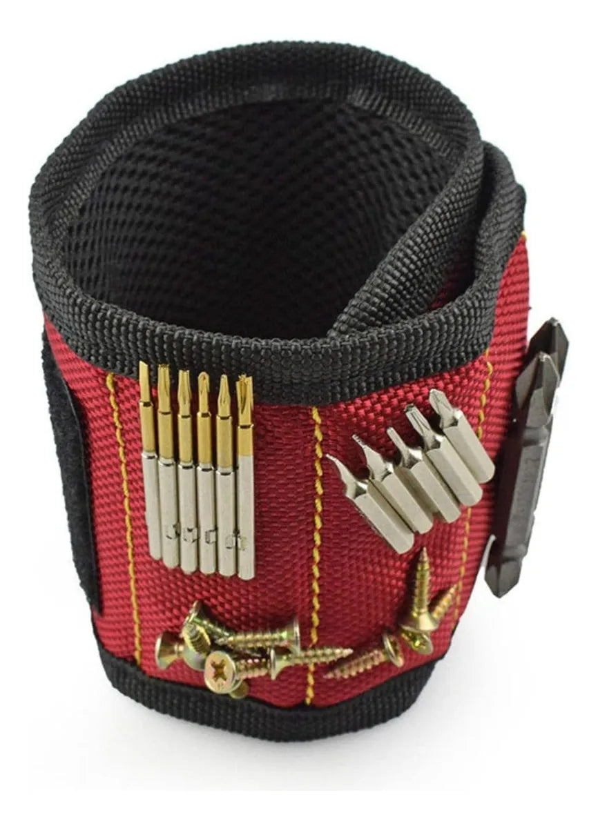 Muñequera Magnética para Herramientas 5 lineas 10 imanes 