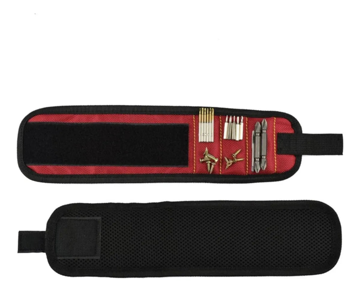 Muñequera Magnética para Herramientas 5 lineas 10 imanes 