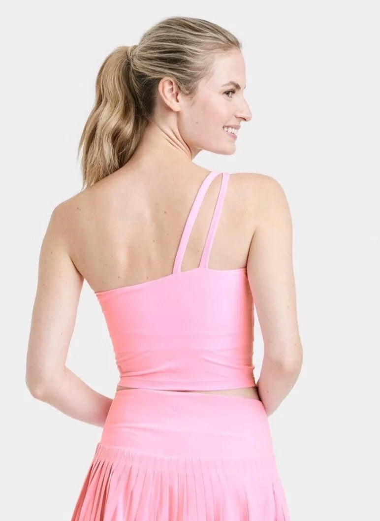 Musculosa dama All in Motion asimetric crop