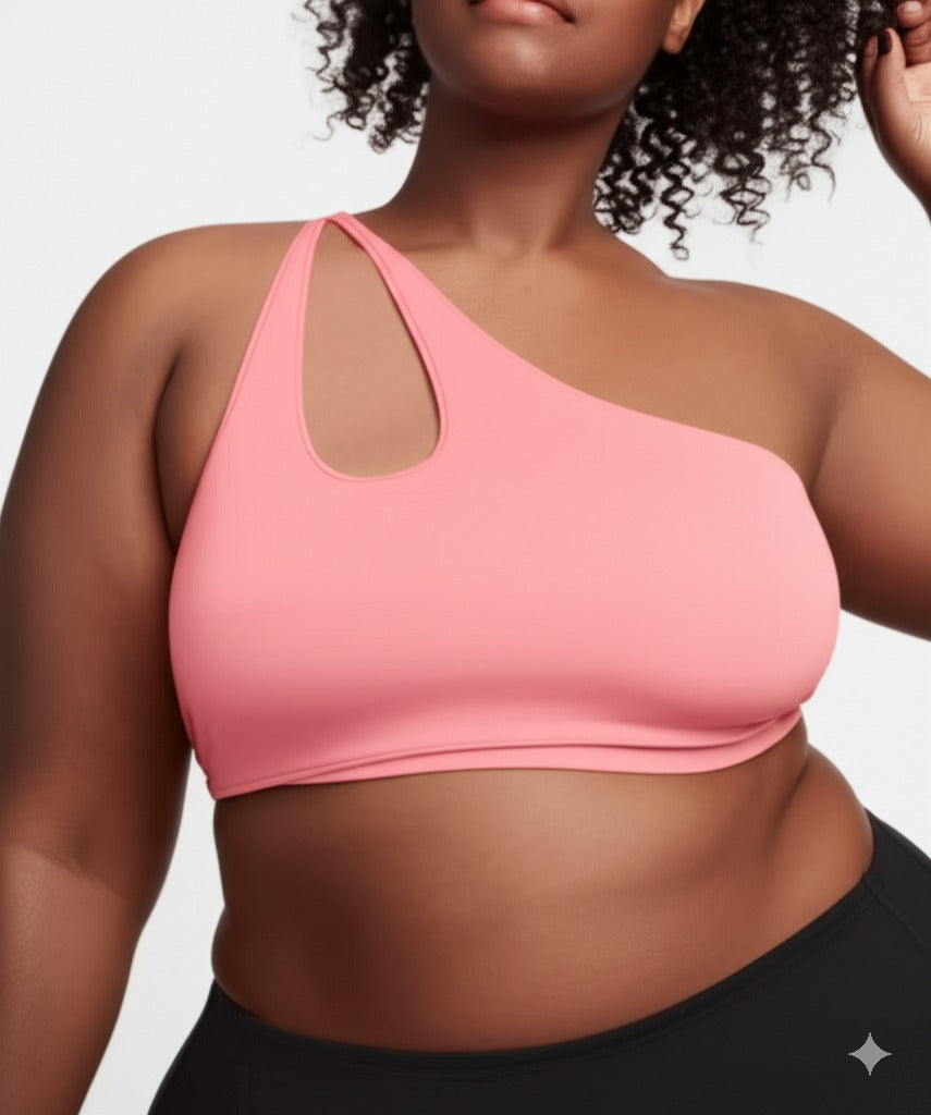 Musculosa dama All in Motion asimetric crop