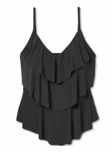 Musculosa dama Aqua Green baño volado