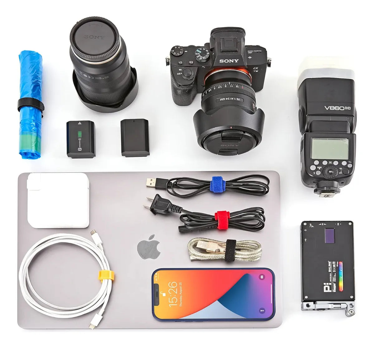 Organizador de cables presinto velcro 