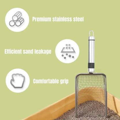 Pala Recogedora para Heces de Mascota metalico