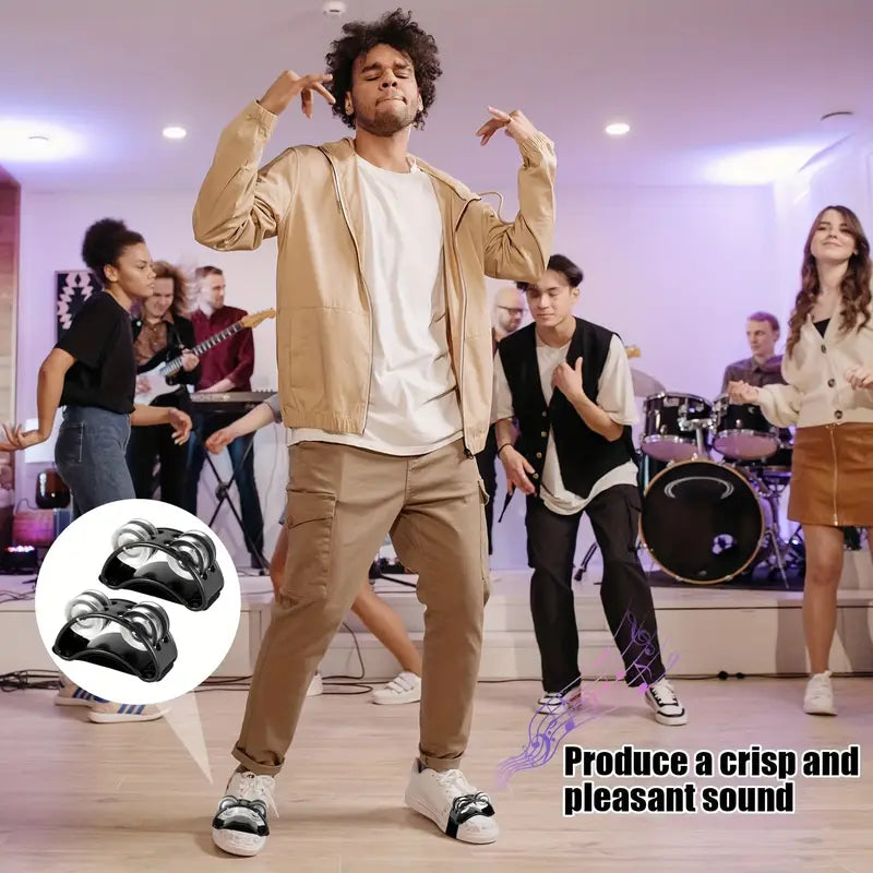 pandereta de aros para pie