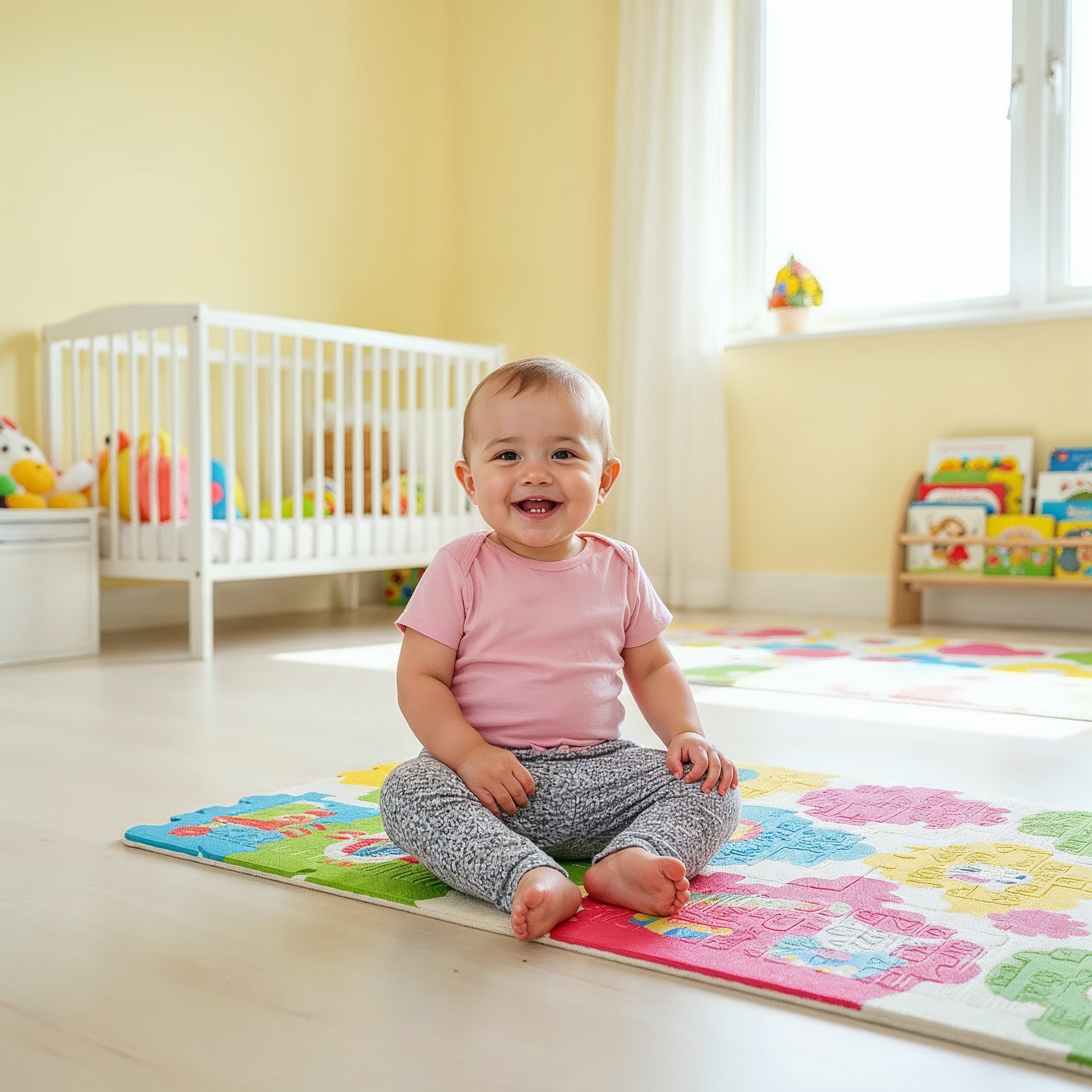 Pantalon niña tipo calza leopardo con moña