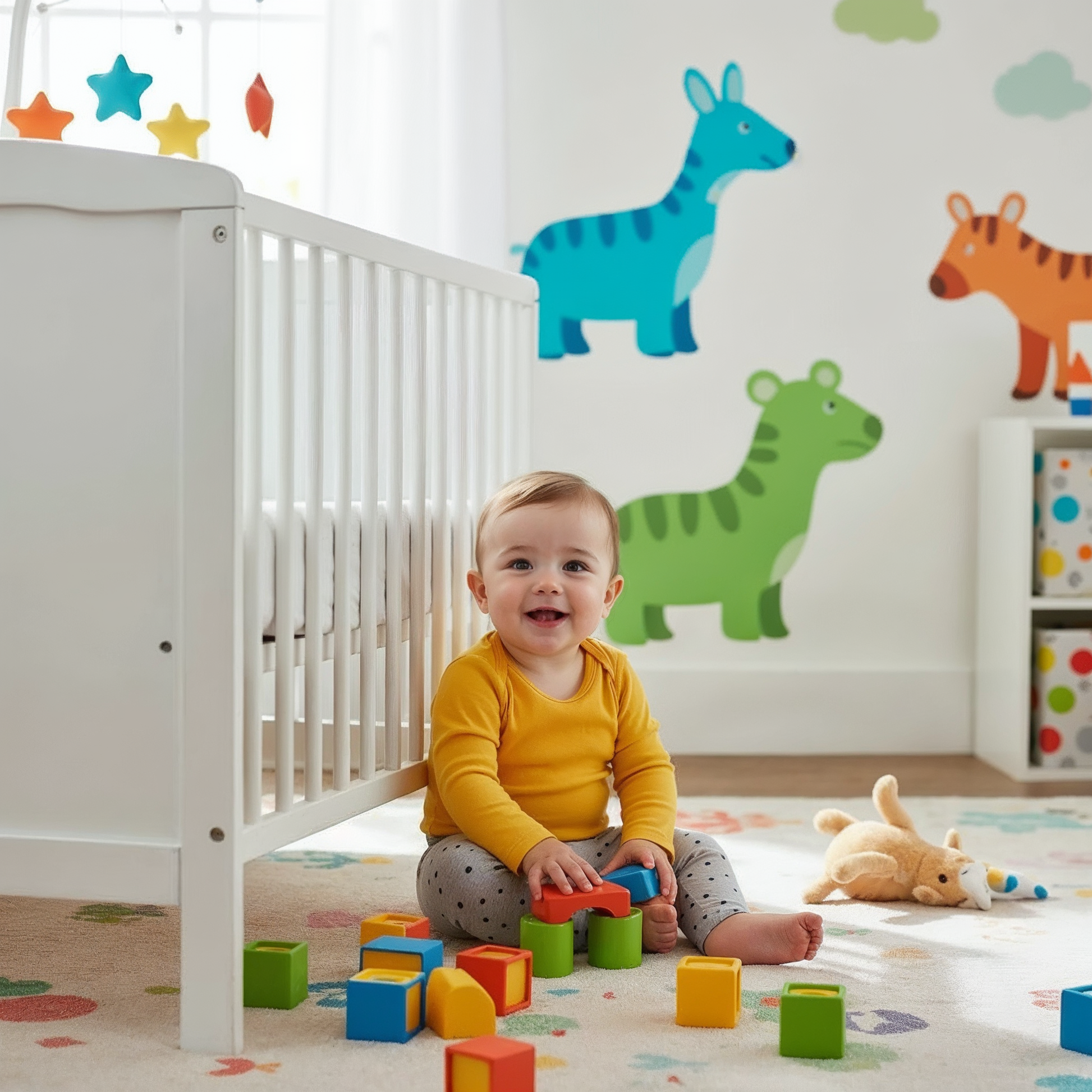 Pantalon niña tipo calza pintitas negras