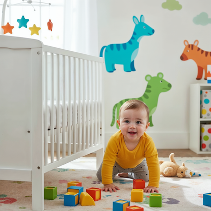 Pantalon niña tipo calza pintitas negras