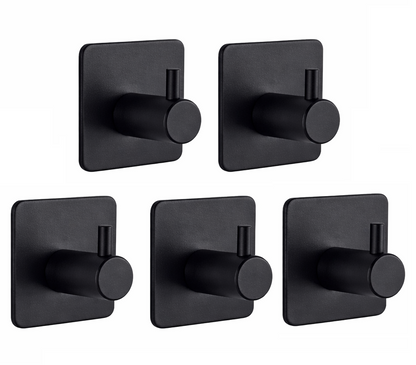 Perchero de Pared Autoadhesivo Acero Inoxidable. Ganchos