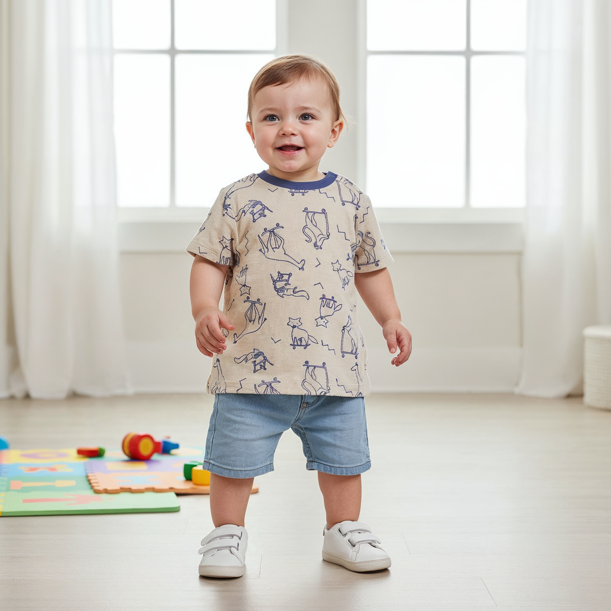 Pijama Remera Hema Tela toalla