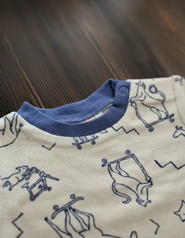 Pijama Remera Hema Tela toalla